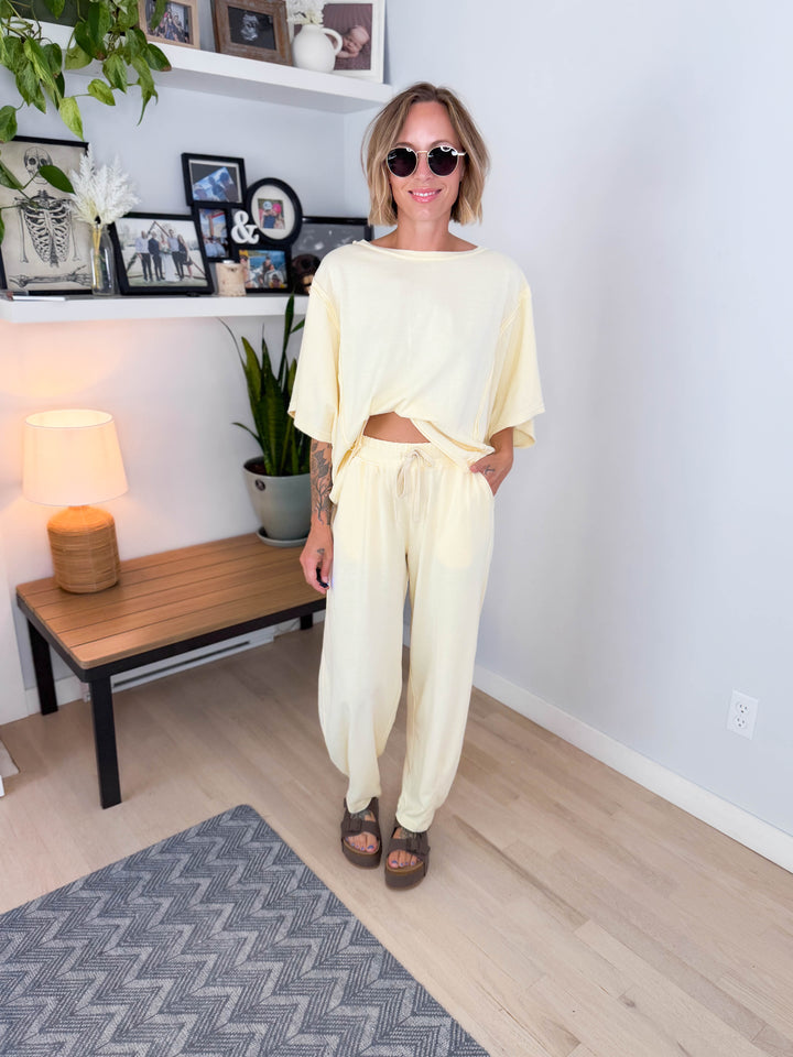 Carmen Cotton Blend Set- LEMONILLA