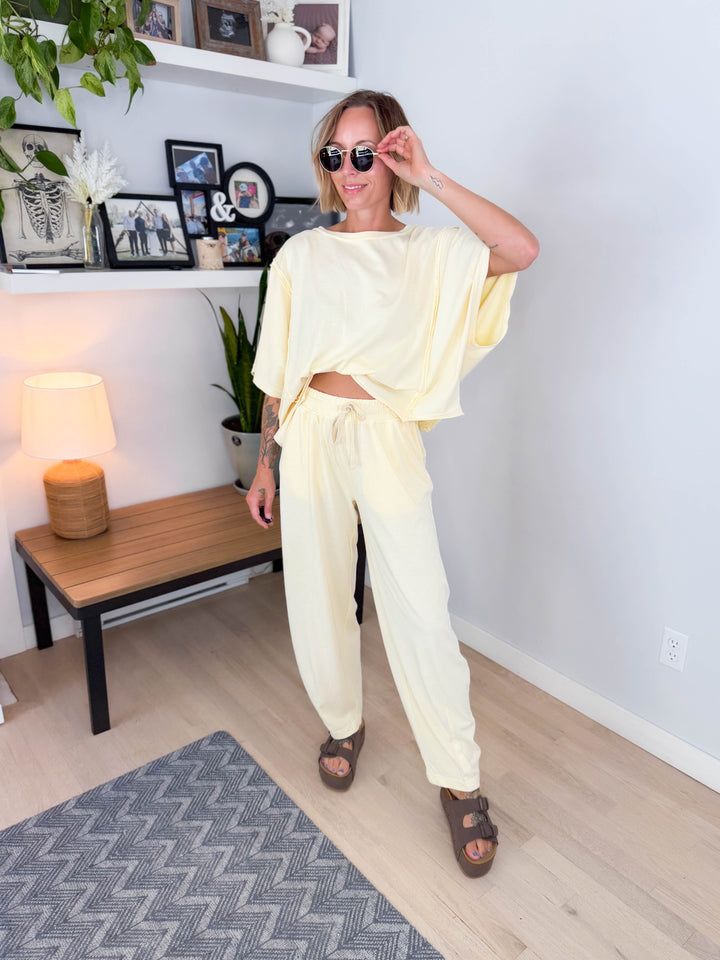 Carmen Cotton Blend Set- LEMONILLA