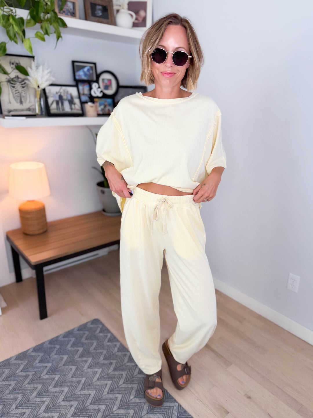 Carmen Cotton Blend Set- LEMONILLA
