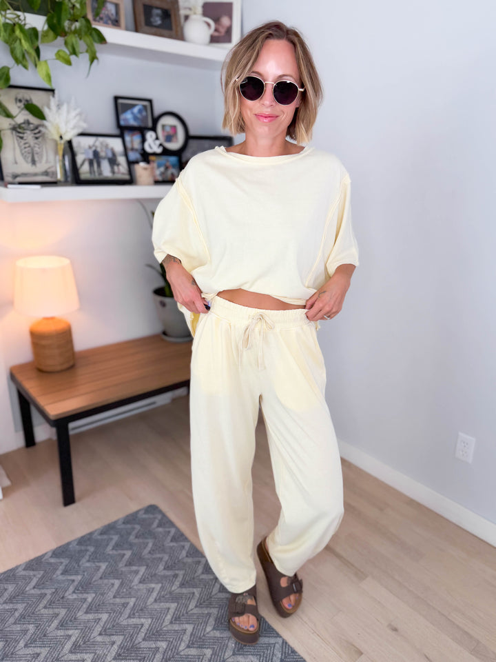 Carmen Cotton Blend Set- LEMONILLA