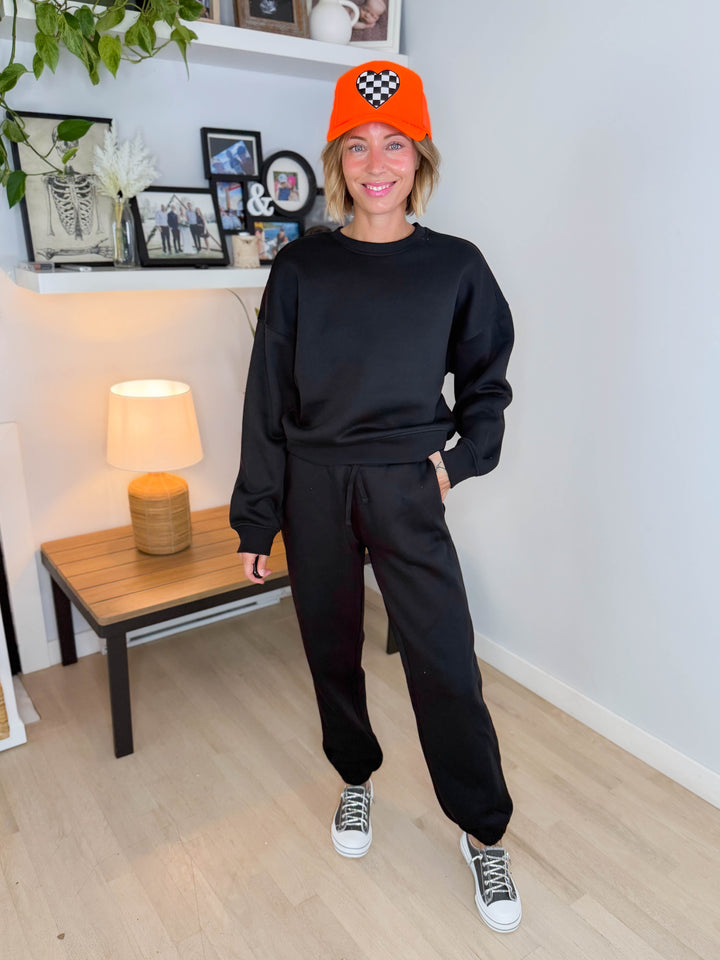 Only Best Long Sleeve Crew Neck- BLACK