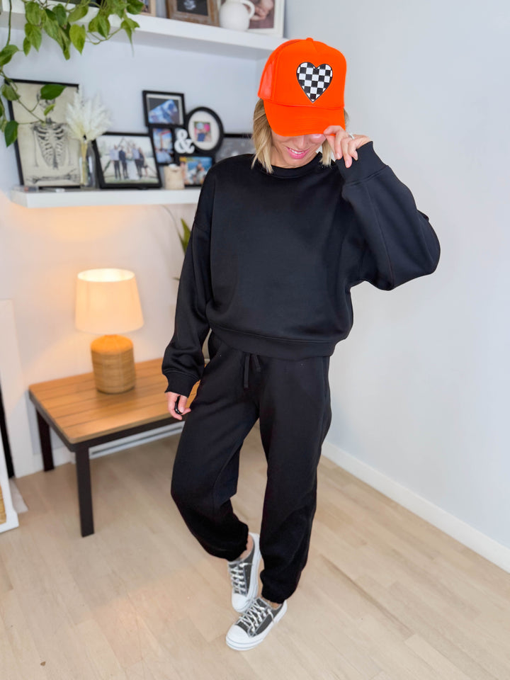 Only Best Long Sleeve Crew Neck- BLACK