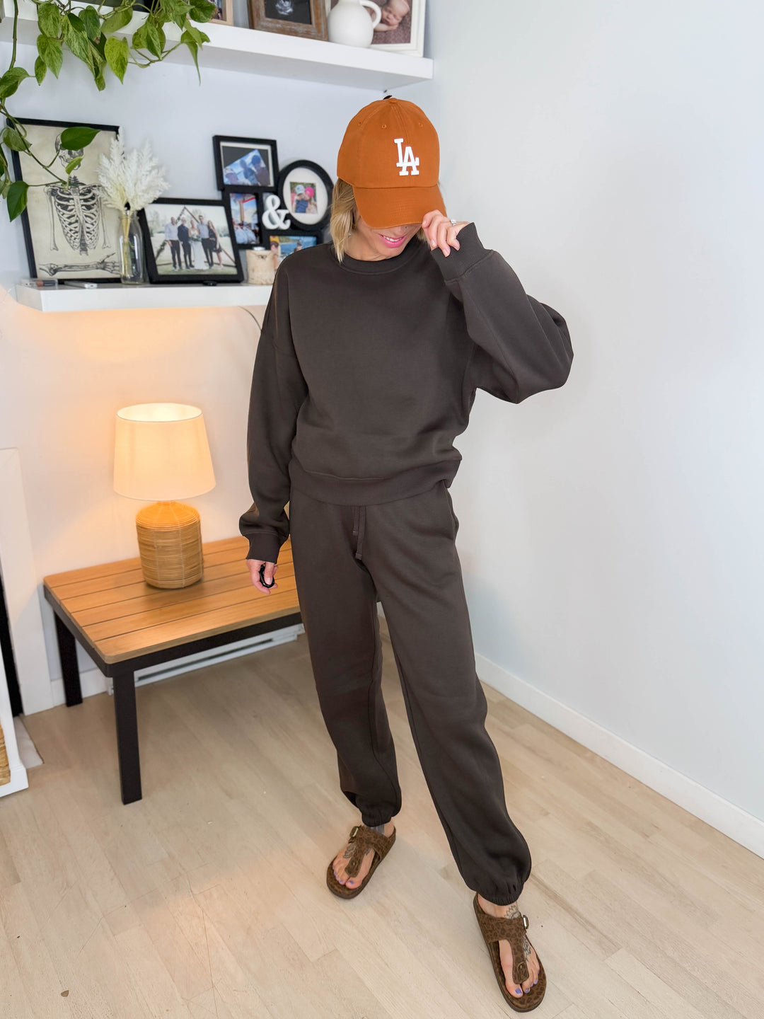 Only Best Long Sleeve Crew Neck- CHOCOLATE TORTE