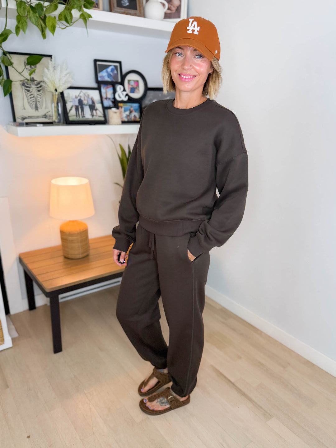 Only Best Long Sleeve Crew Neck- CHOCOLATE TORTE