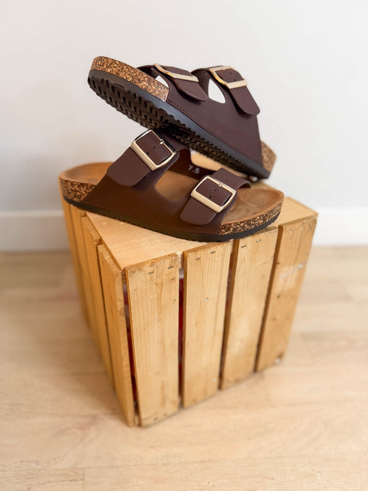 Jette Sandal- BROWN