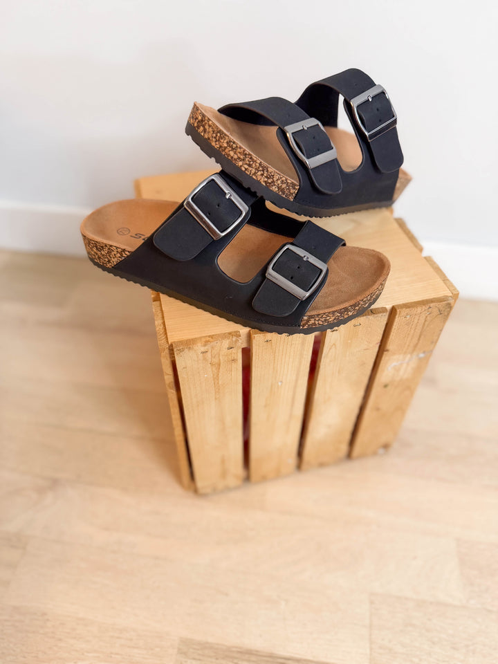Jette Sandal- BLACK