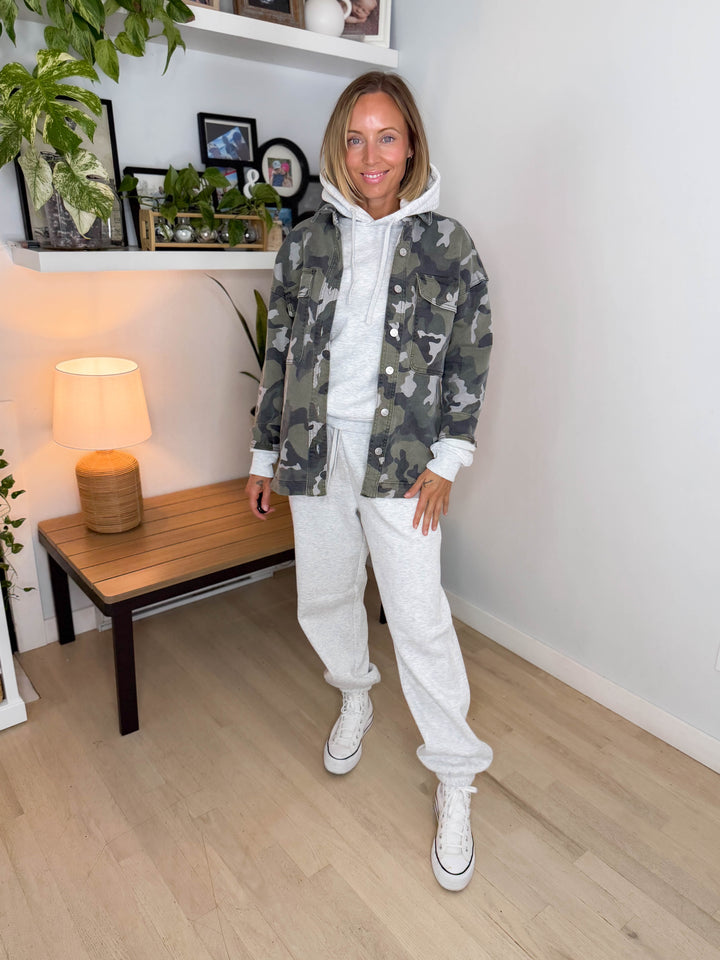 Depp Camo Shacket