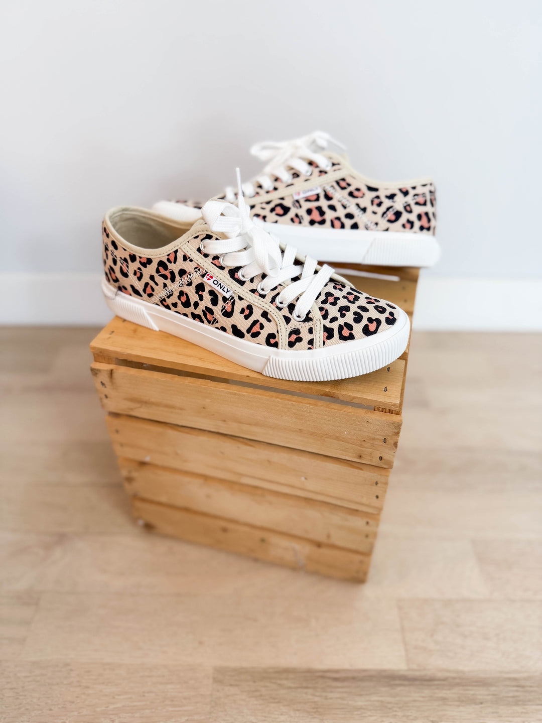 Only Nicola Canvas Sneaker- LEOPARD