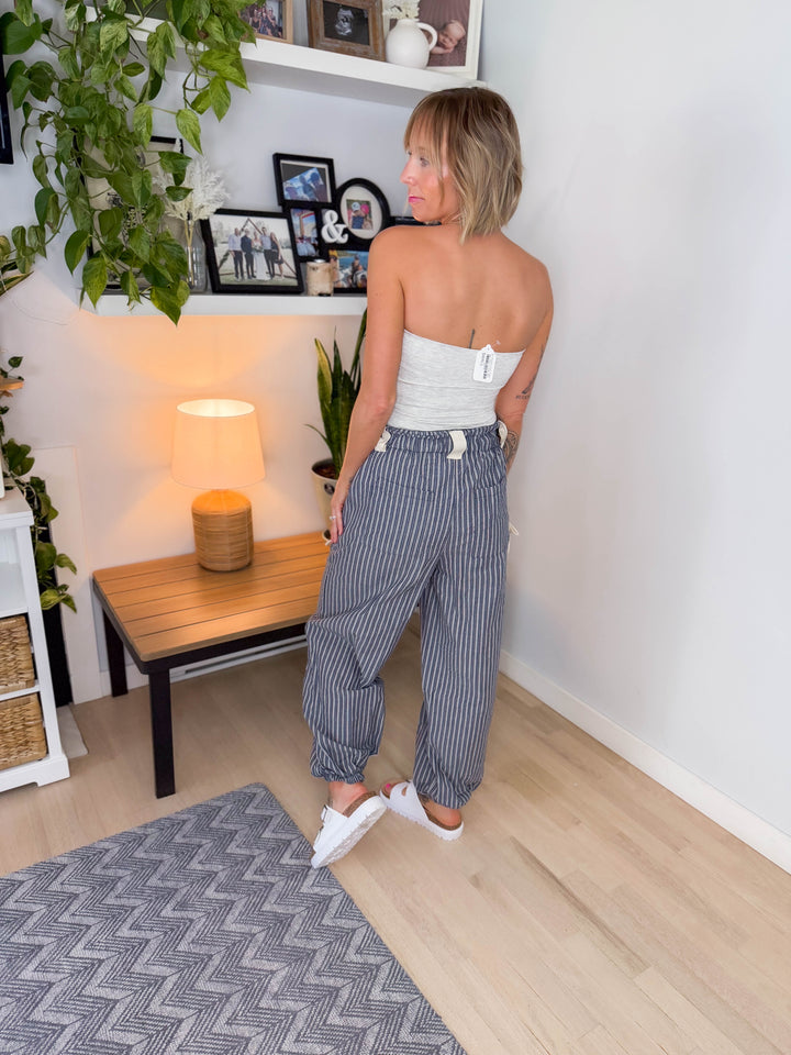 Riri Double Lined Tube Top- LIGHT HTHR GREY
