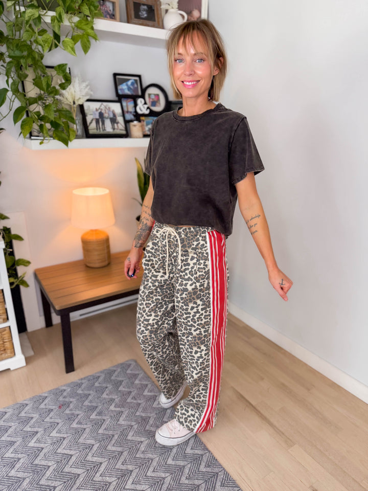 Yasmin Washed Cotton Top- ASH BLACK-FINAL SALE
