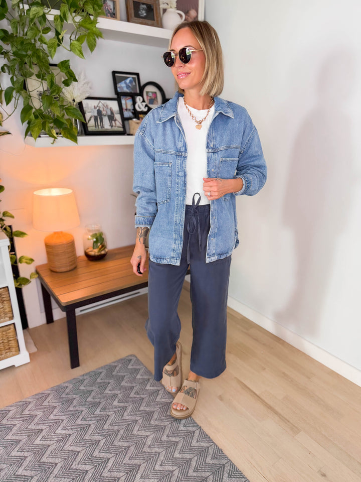 ONLY Lemmice Denim Shirt- LIGHT WASH
