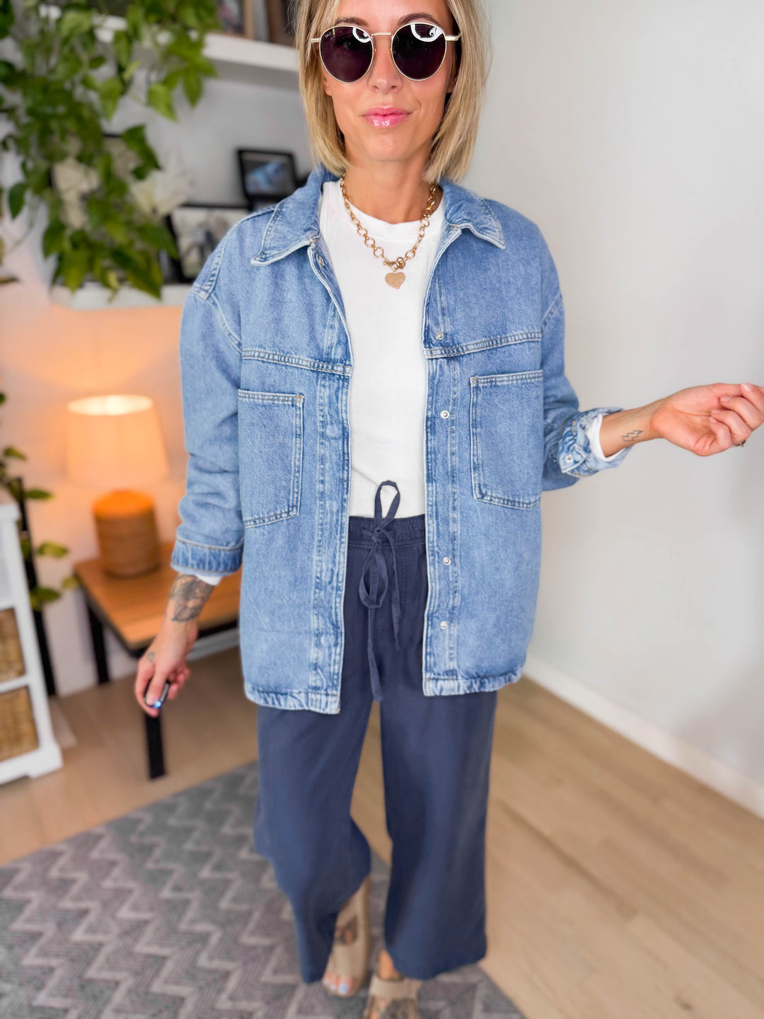 ONLY Lemmice Denim Shirt- LIGHT WASH