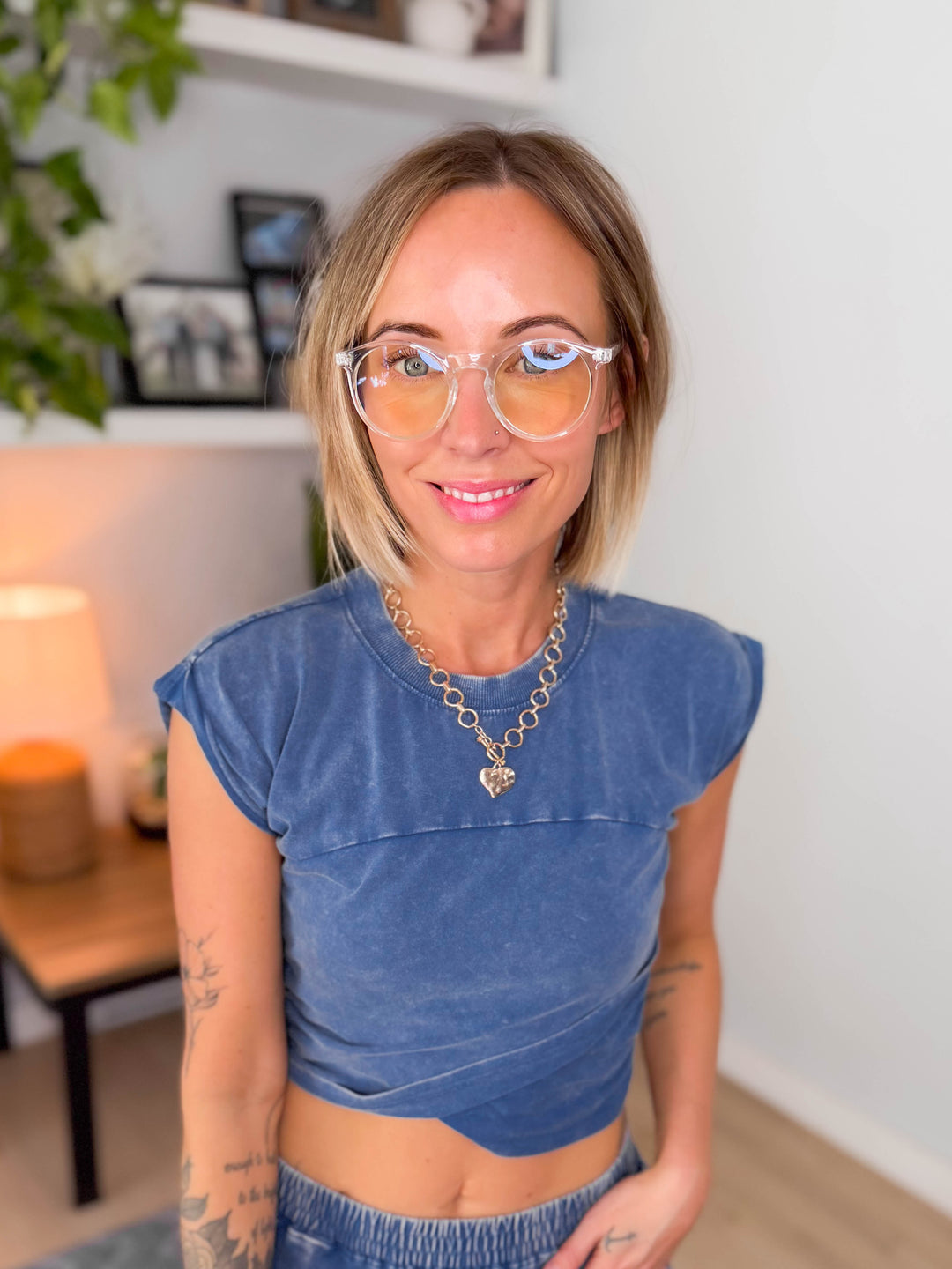 Round Eye Blue Light Blocking Glasses (ALL COLOURS)
