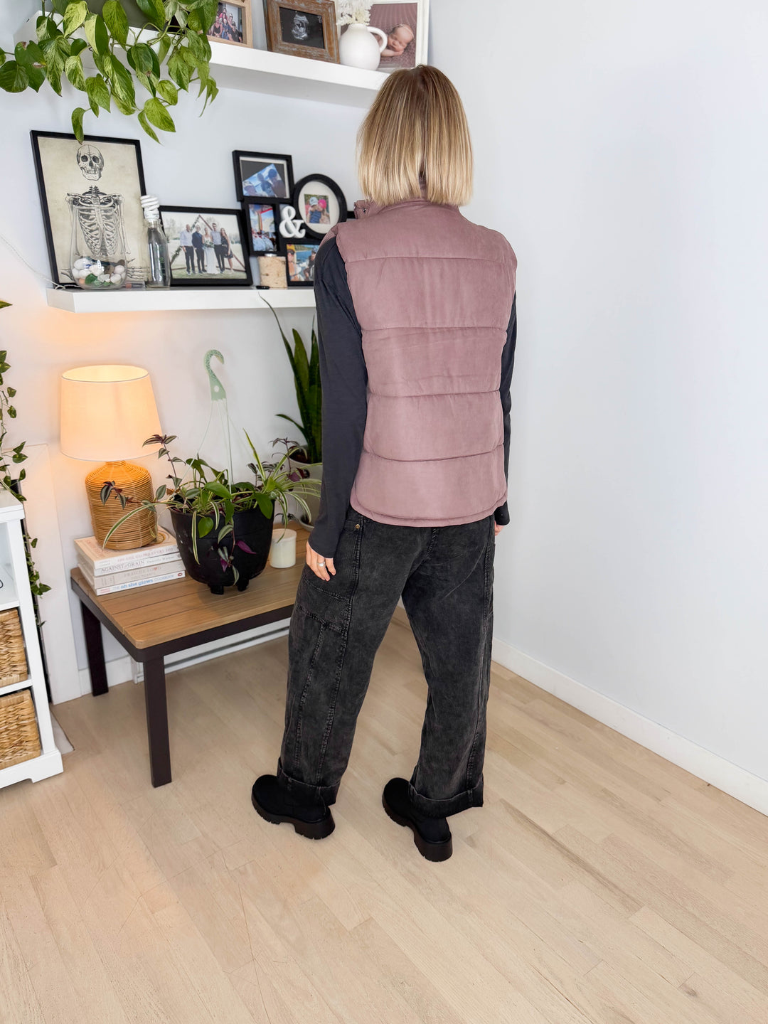 Peyton Corduroy Vest- COCOA