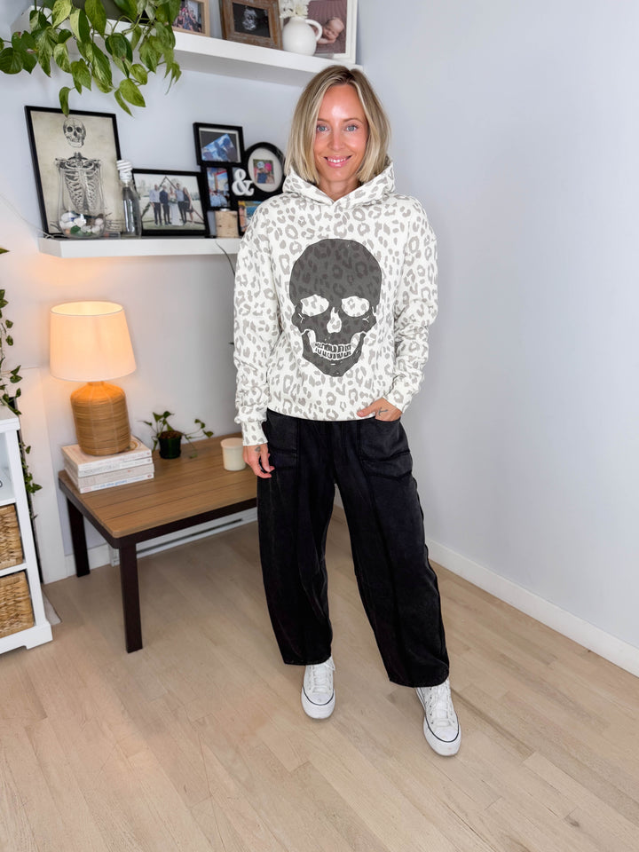 AMPERSAND Comfort Zone Hoodie- PURRDY SCARY