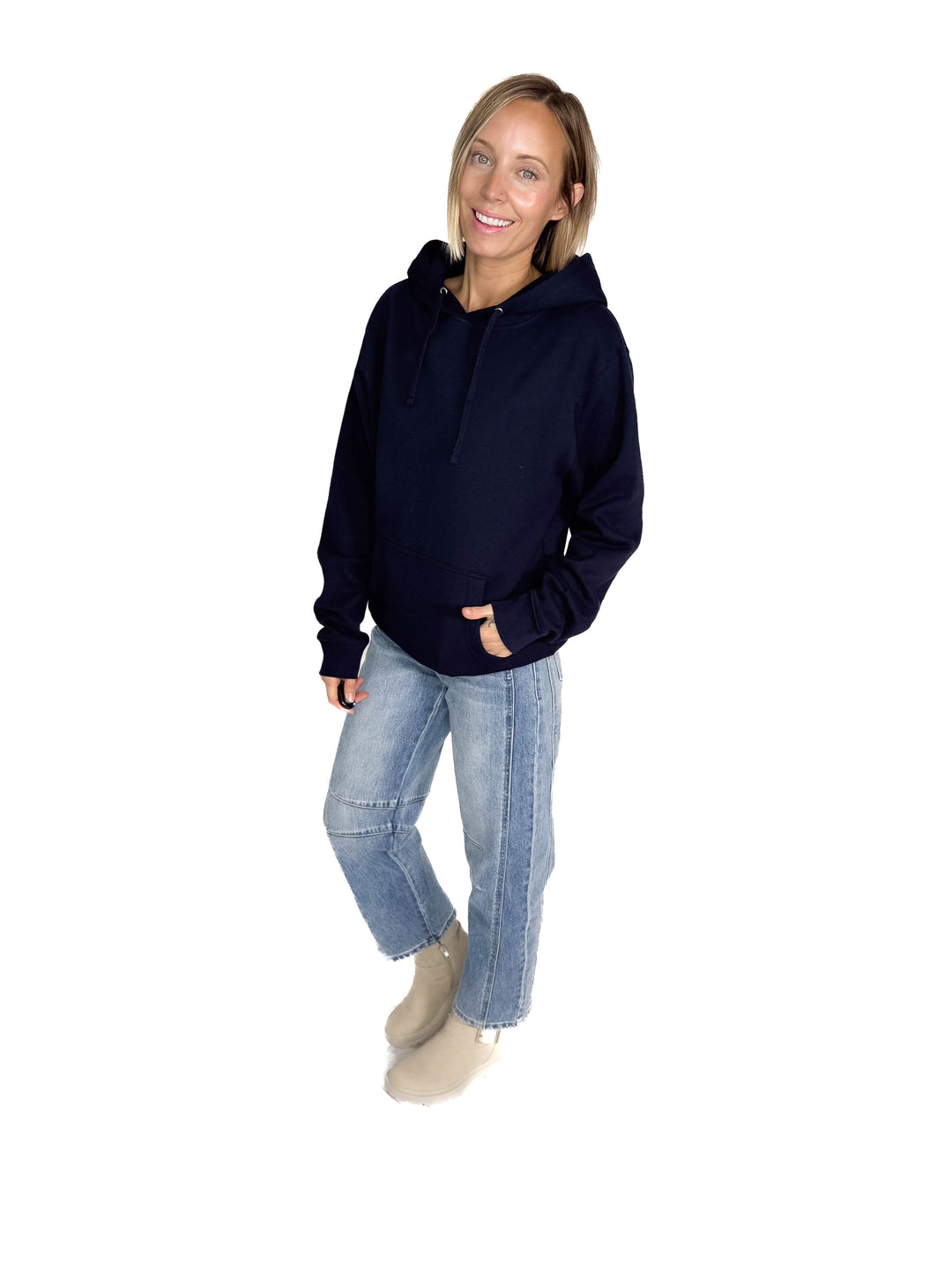 Timber Classic Hoodie- NAVY-FINAL SALE