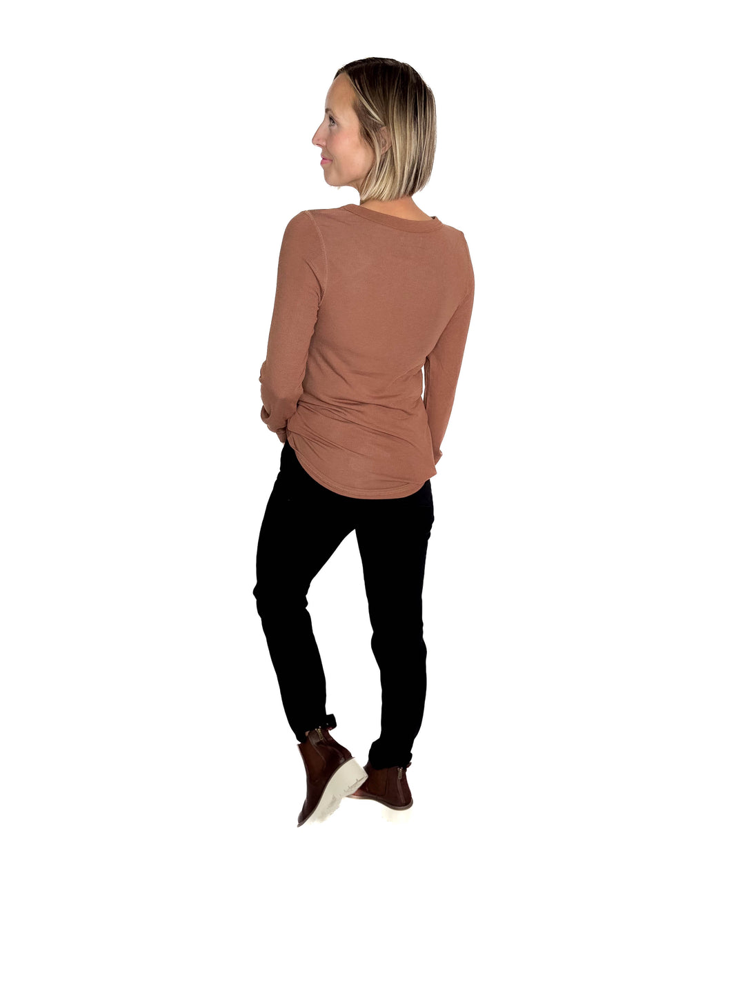 THREAD & SUPPLY Stacy Long Sleeve- CLOVE