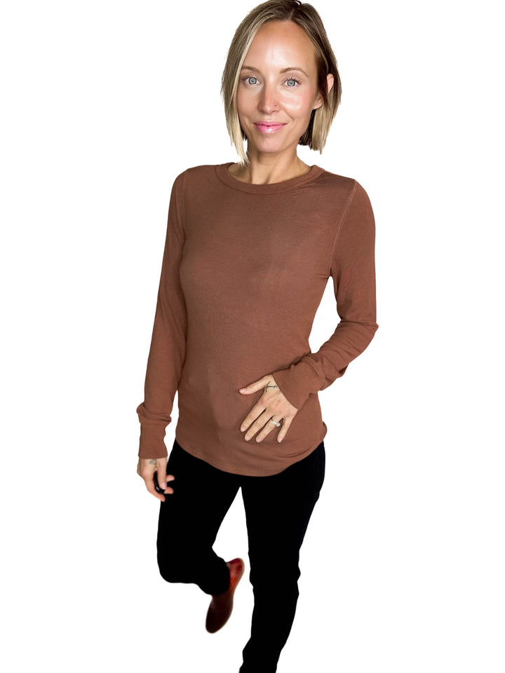 THREAD & SUPPLY Stacy Long Sleeve- CLOVE