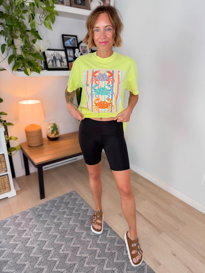 Classic Biker Short- BLACK