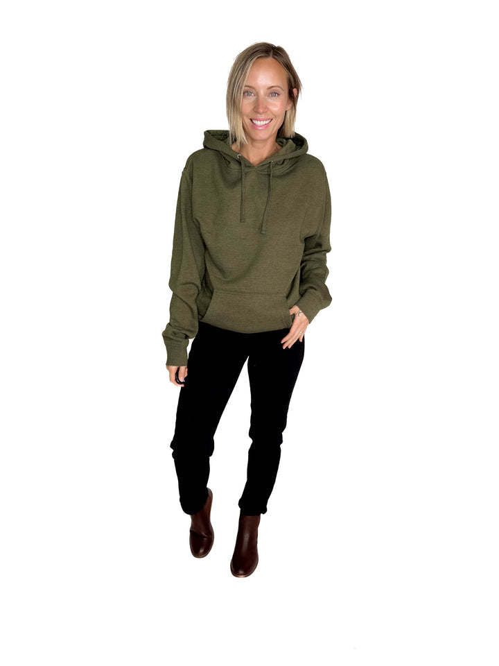 Timber Classic Hoodie- ARMY HEATHER-FINAL SALE