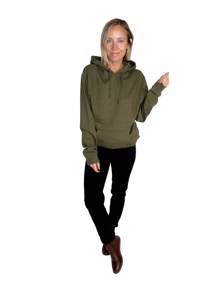 Timber Classic Hoodie- ARMY HEATHER-FINAL SALE