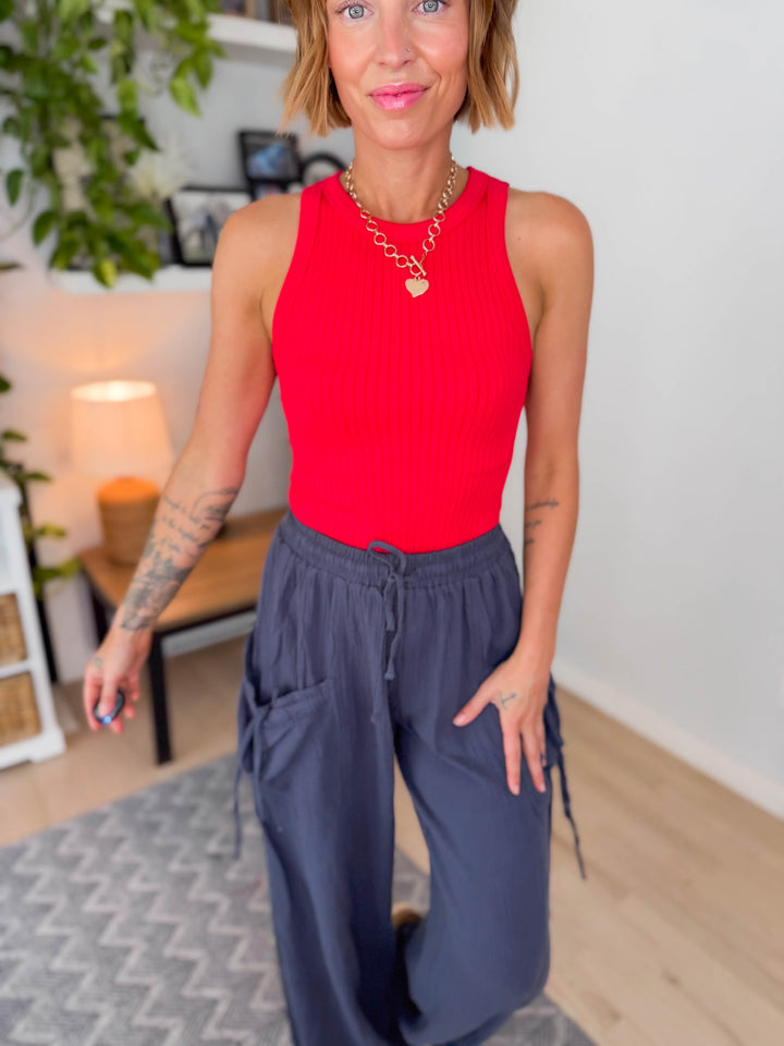 Tatlyn Seamless Tank- RUBY
