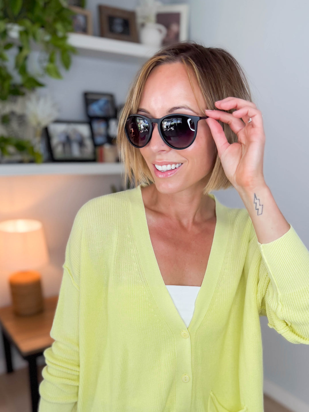 DAX Midnight Horn Polarized Sunglasses- BLACK OMBRE