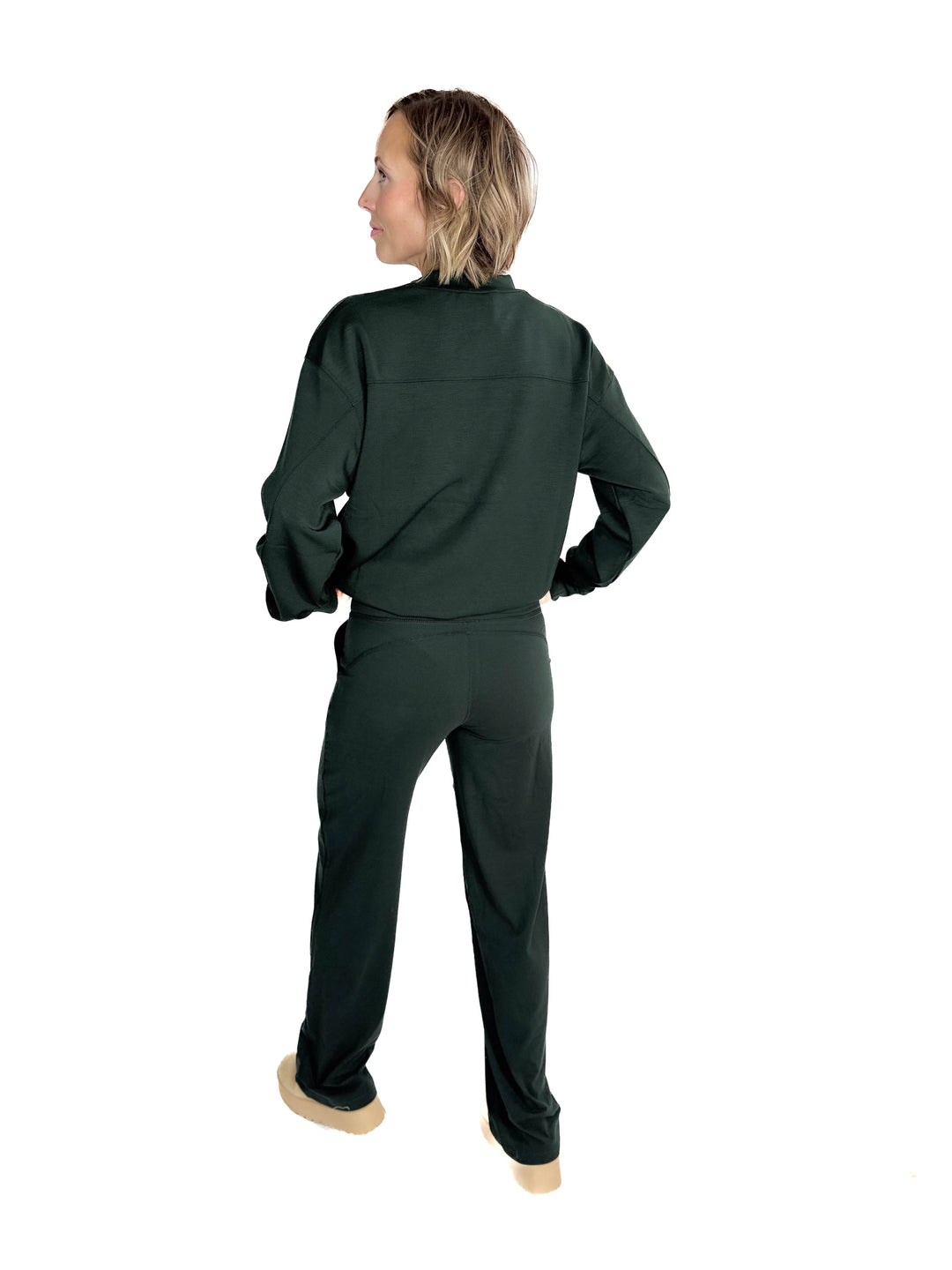 Only The Best Butter Straight Leg Legging- REGENCY GREEN