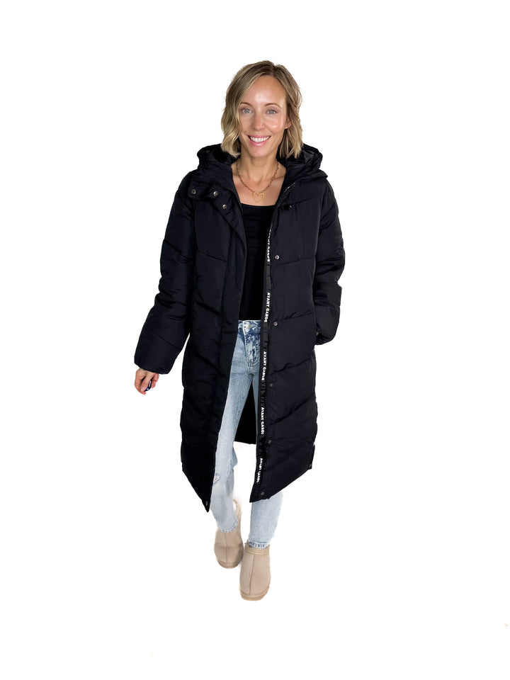ONLY Maggi Long Puffer Coat- BLACK