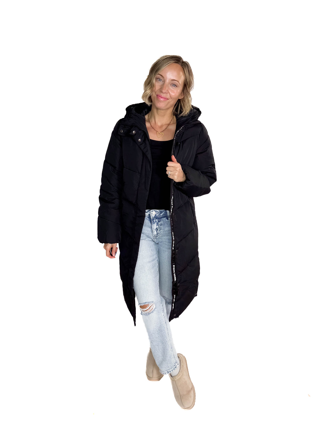 ONLY Maggi Long Puffer Coat- BLACK