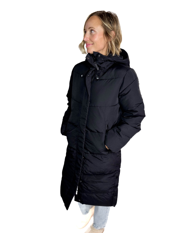 ONLY Maggi Long Puffer Coat- BLACK