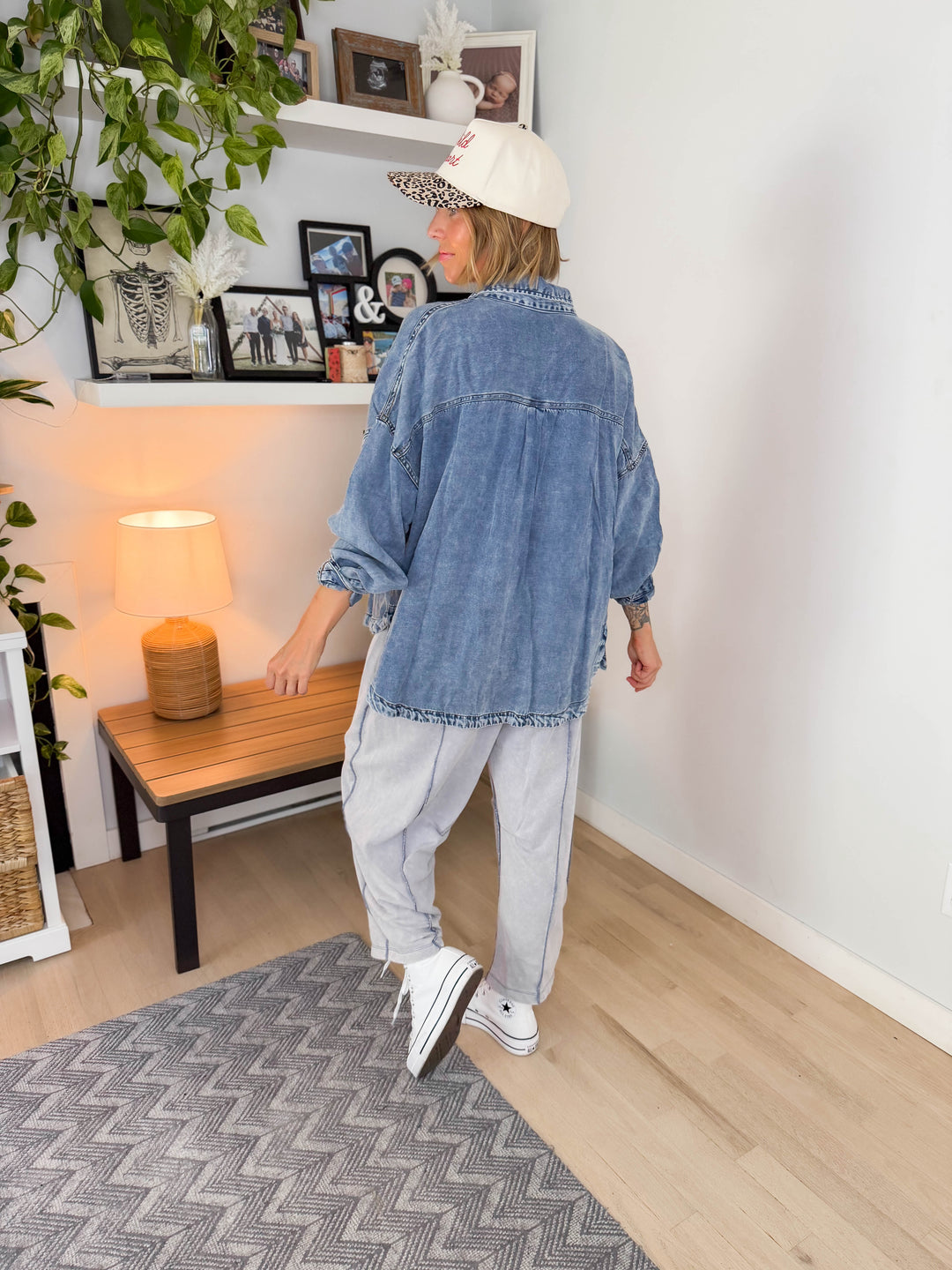Rustic Chambray Button Down