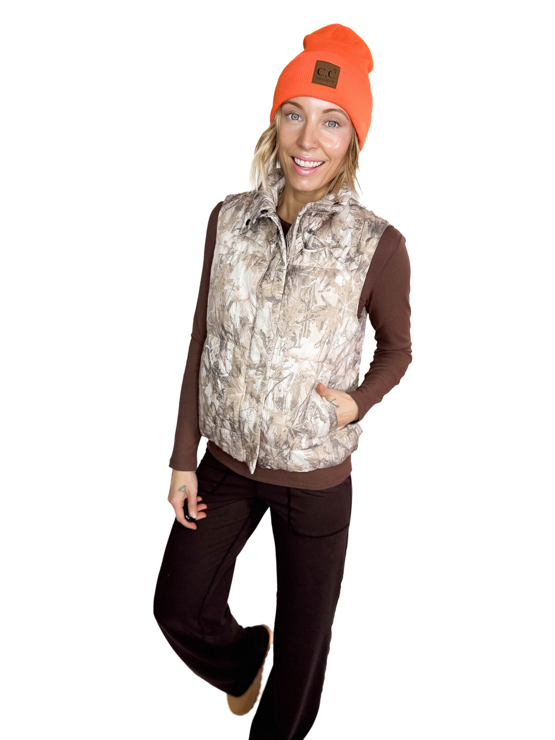 Woodsley Camo Puffer Vest