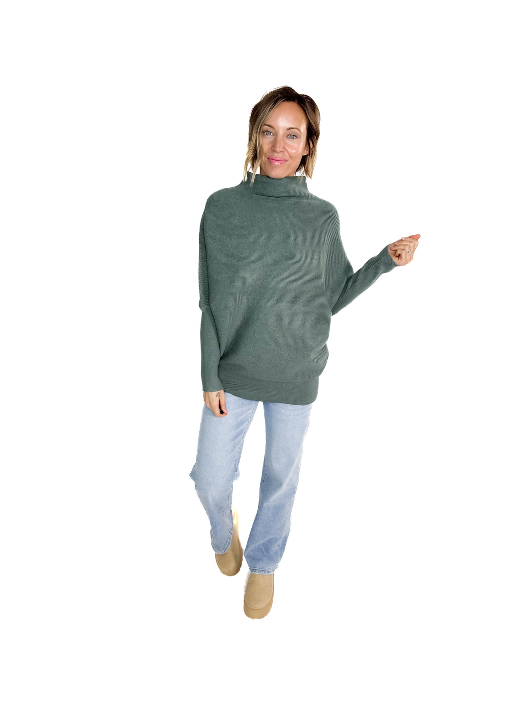 Maren Dolman Sweater- ASH JADE