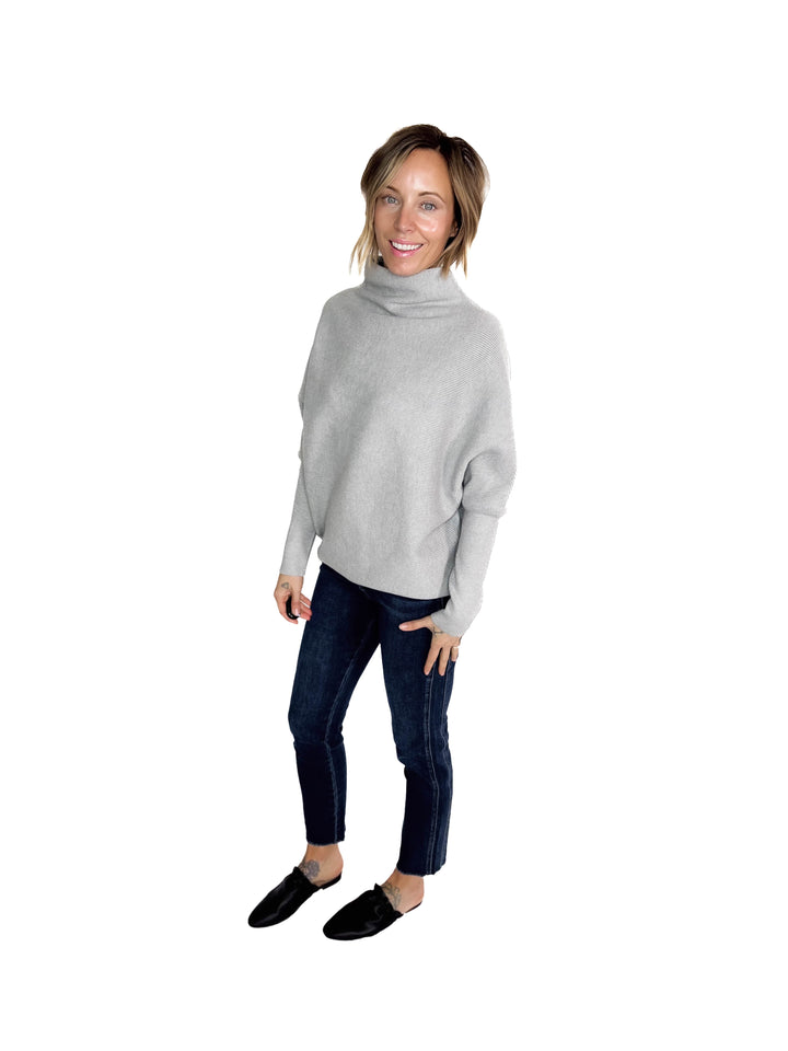 Maren Dolman Sweater- HTHR GREY
