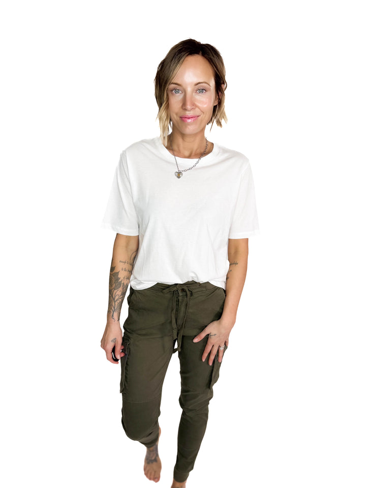 Bazz Cargo Jogger- OLIVE