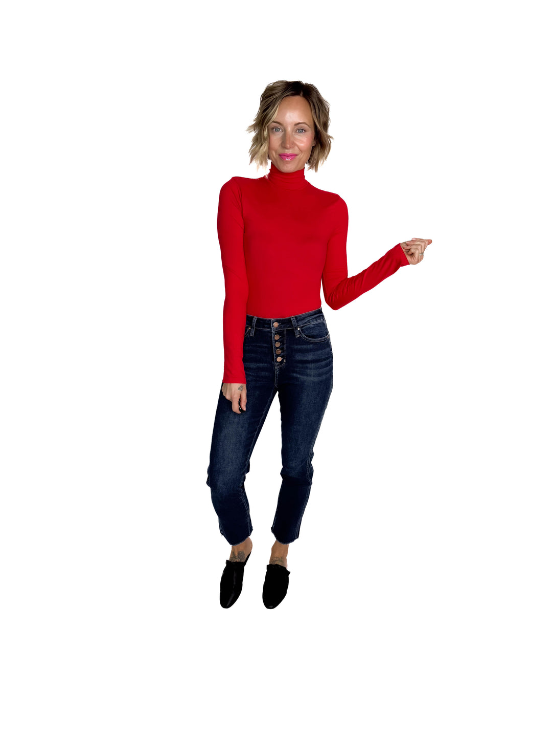 Noelle Butter Bodysuit- RUBY