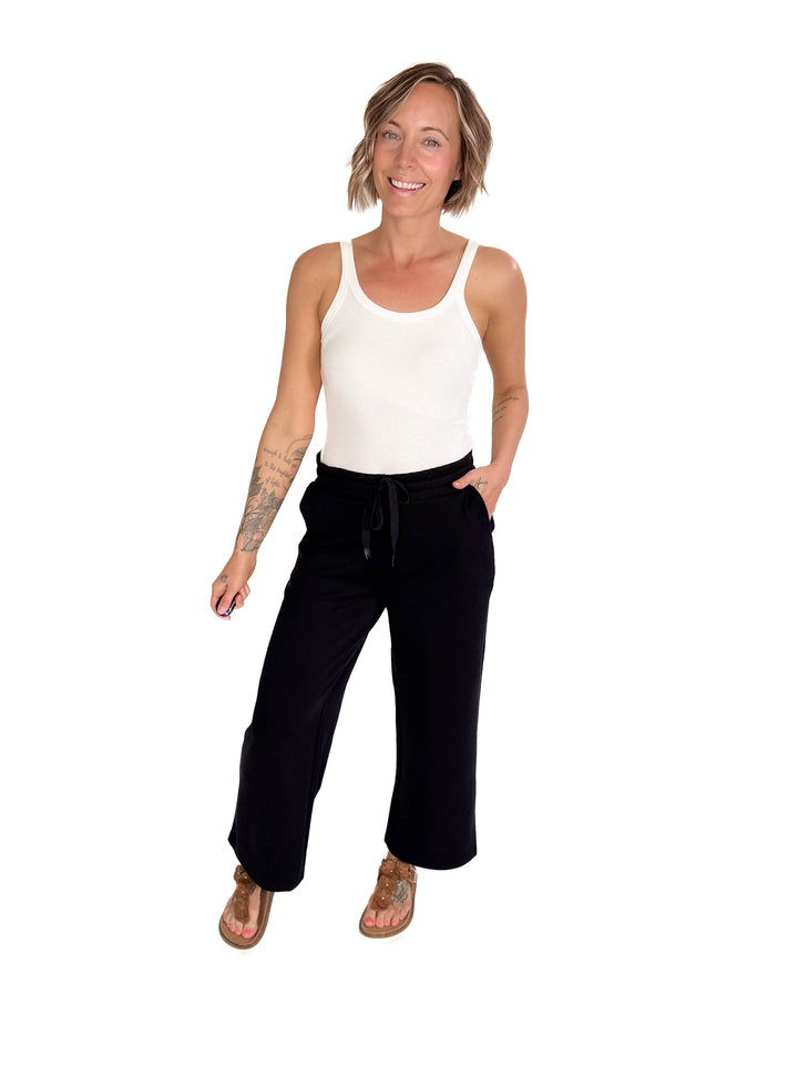 THREAD & SUPPLY  Kit Pants- BLACK RIB-FINAL SALE *S*