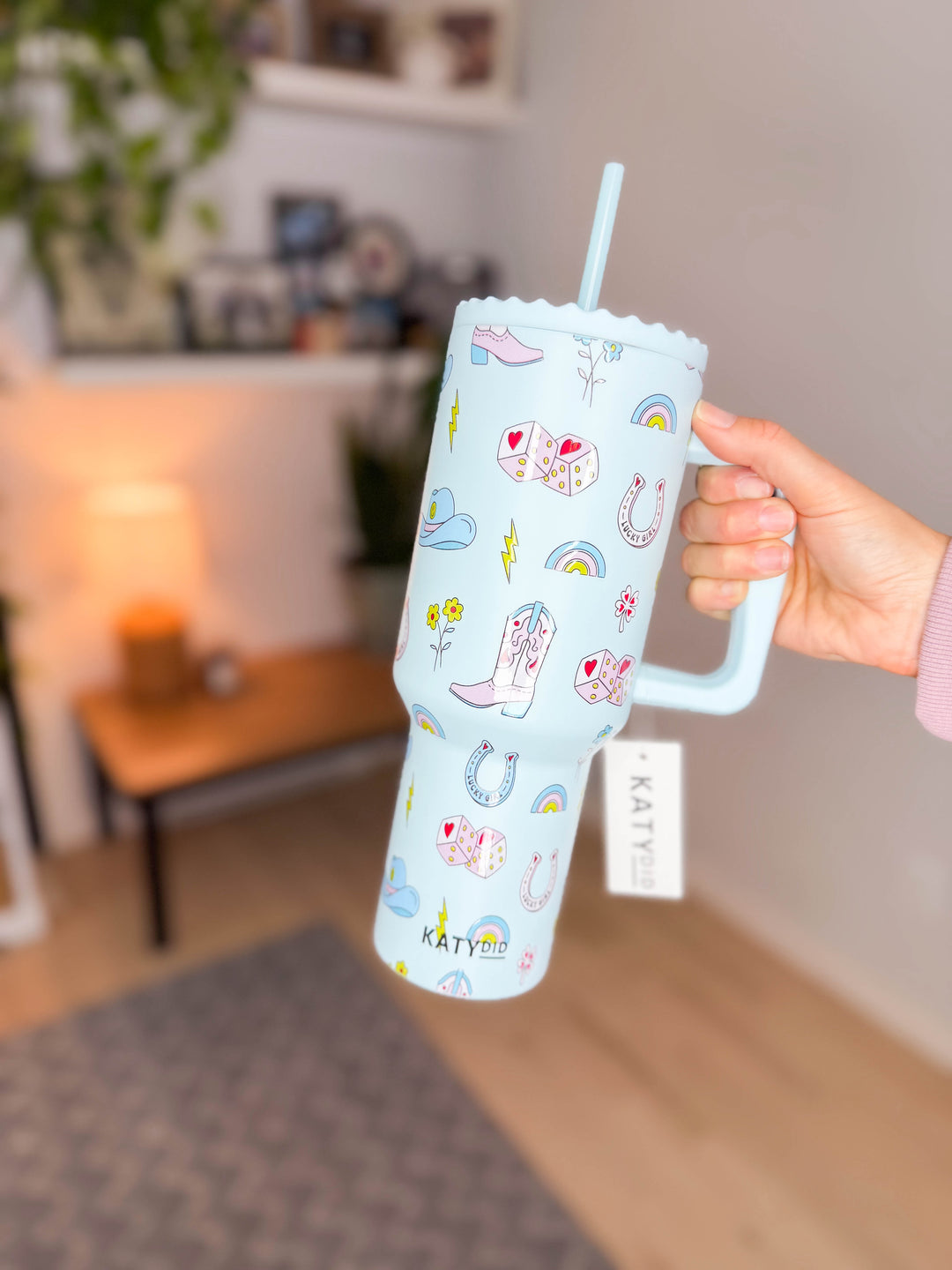 Lucky Girl Western Tumbler- MINT