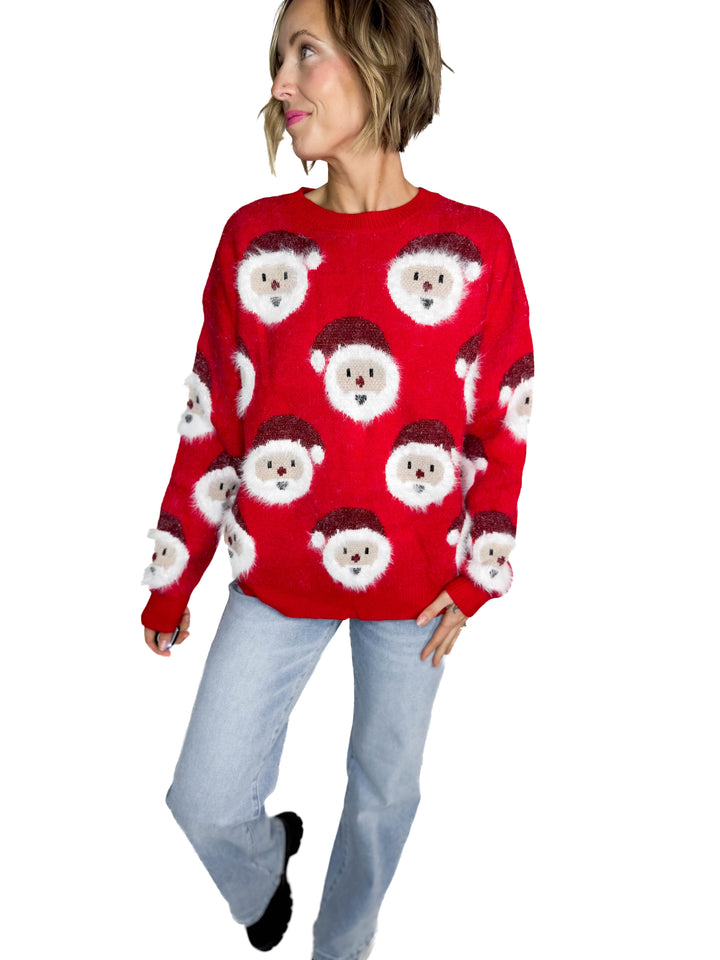 Santa's Favourite Sweater- RED