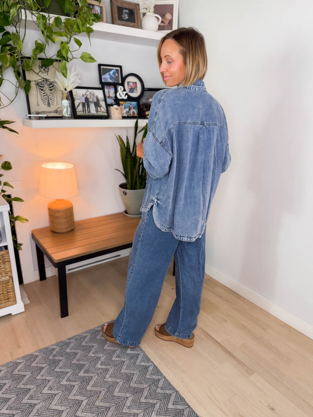 Rustic Chambray Button Down