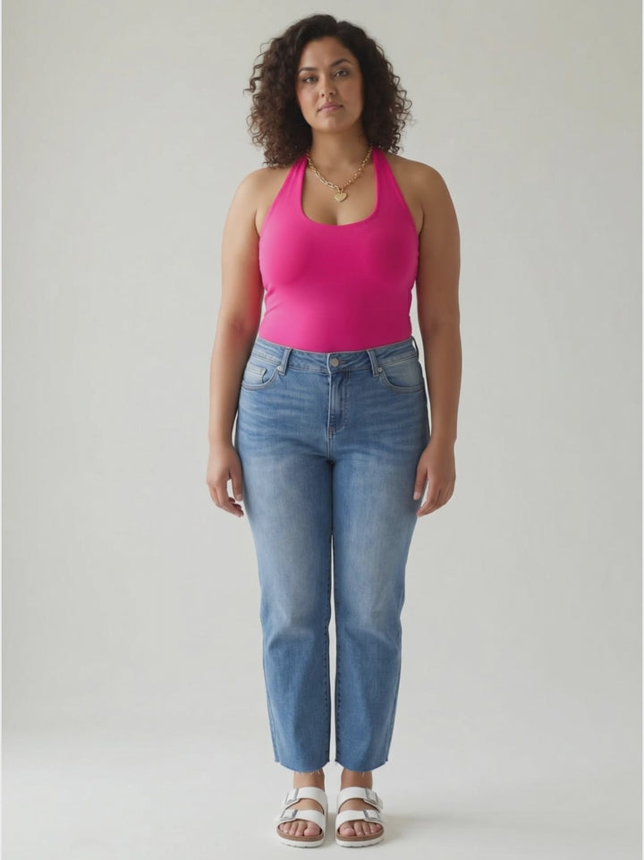 Zenana Marina Jeans- MEDIUM WASH-FINAL SALE