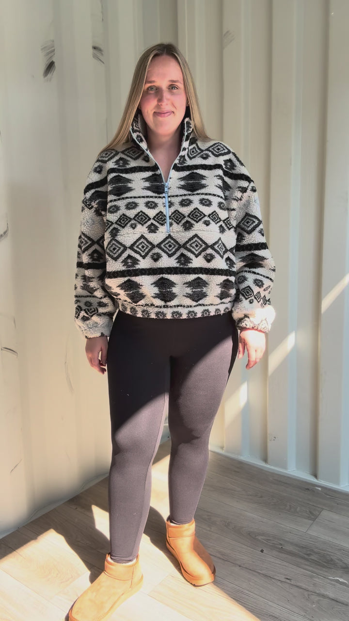MONO B Stone Srunch Legging- COFFEE BEAN