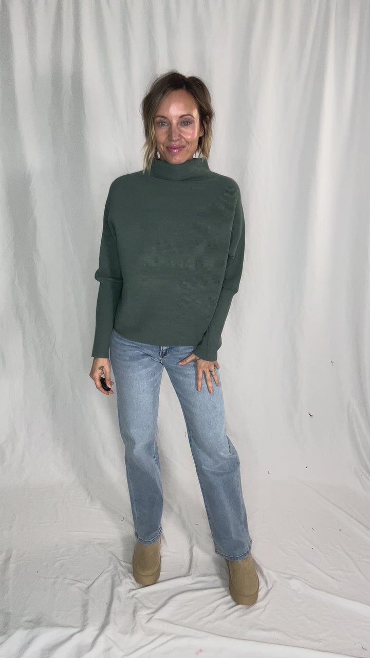 Maren Dolman Sweater- ASH JADE