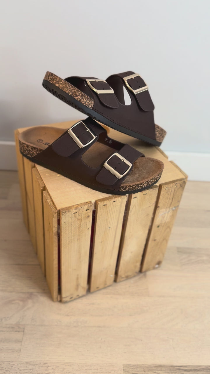 Jette Sandal- BROWN