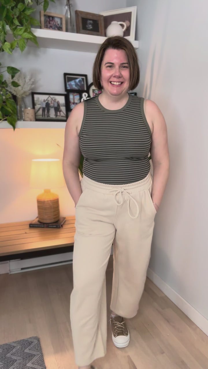 Briar Barrel Sweatpants- TAUPE-FINAL SALE