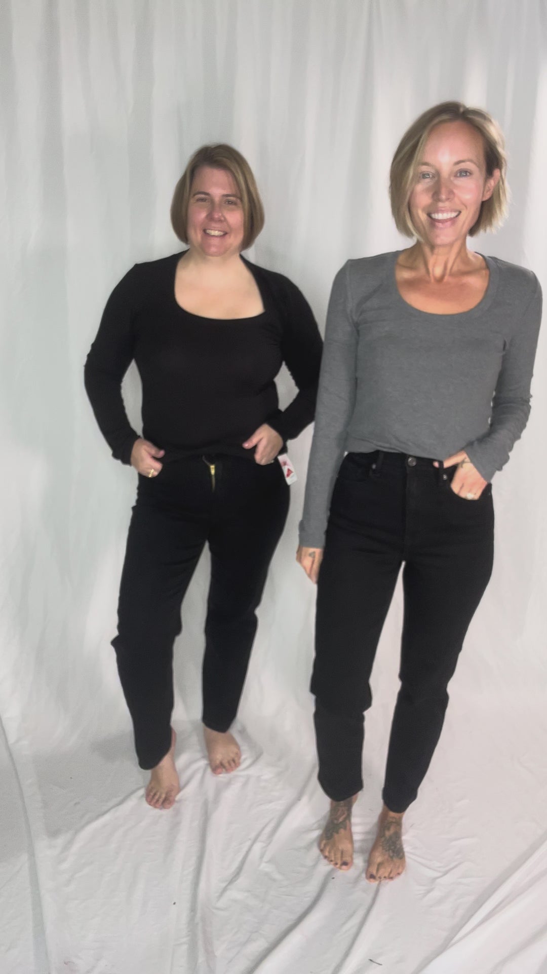 CELLO Pioneer High Rise Mom Jean- BLACK