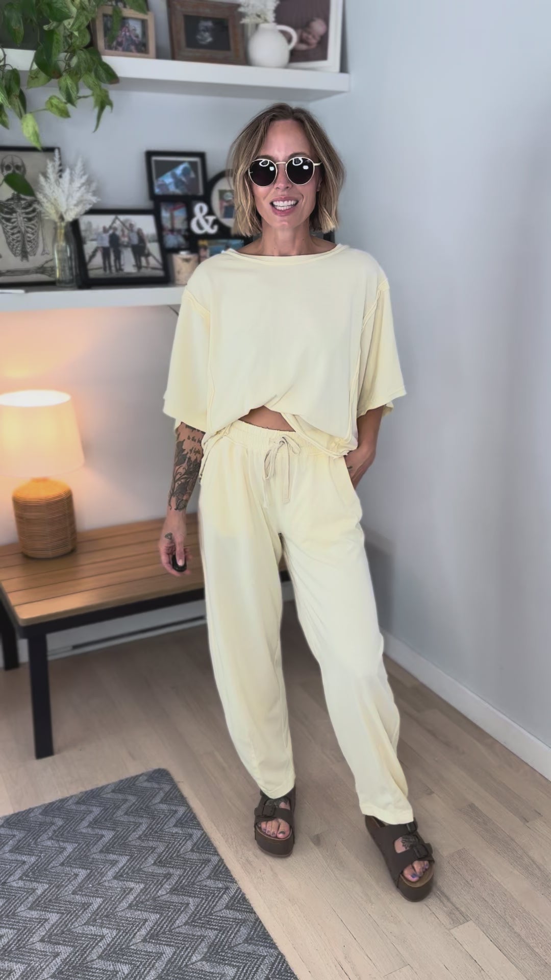 Carmen Cotton Blend Set- LEMONILLA