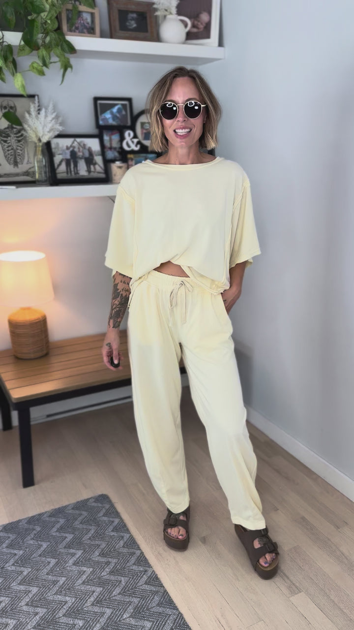 Carmen Cotton Blend Set- LEMONILLA