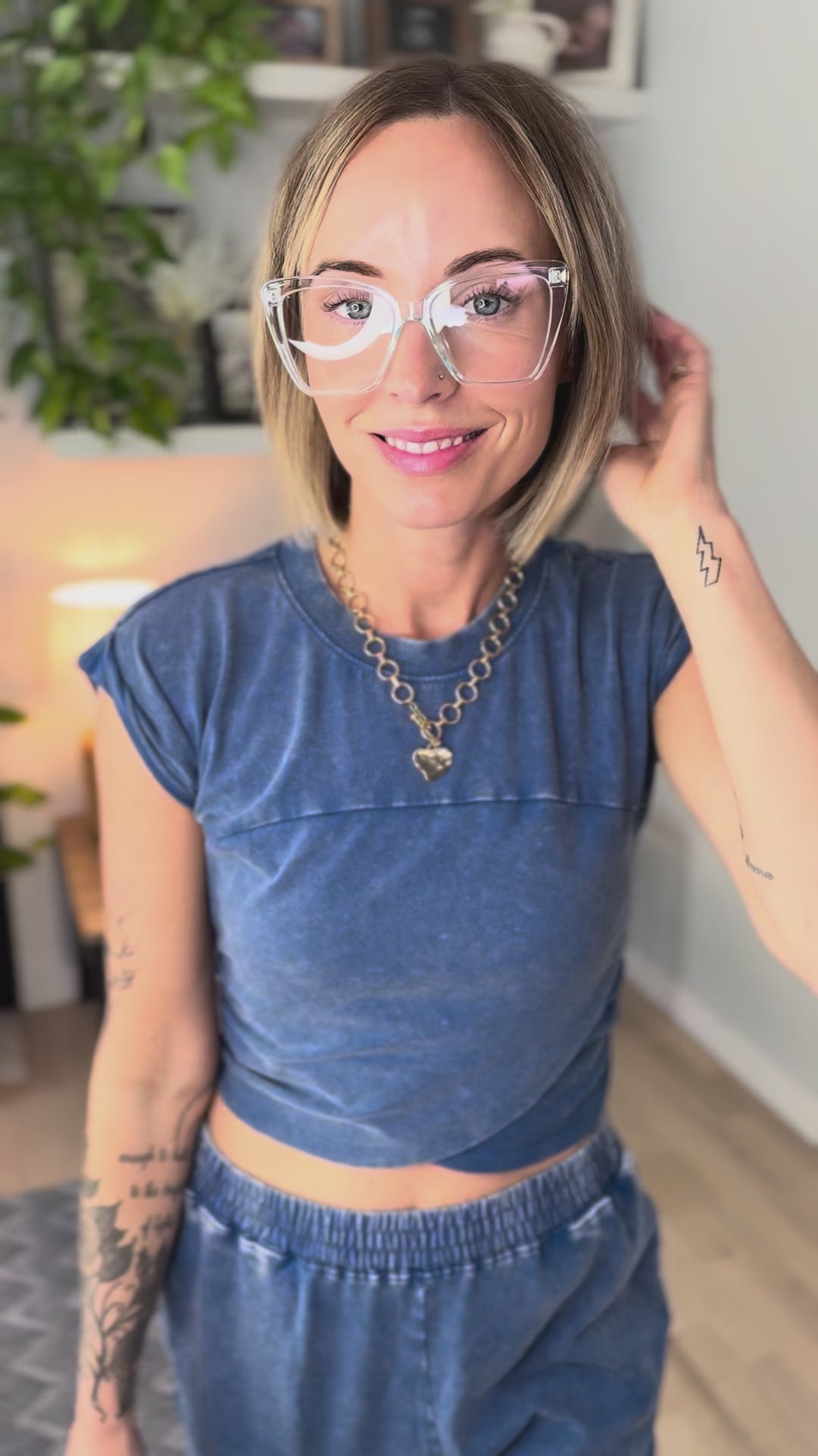 Angled Cat Eye Blue Light Blocking Glasses (ALL COLOURS)